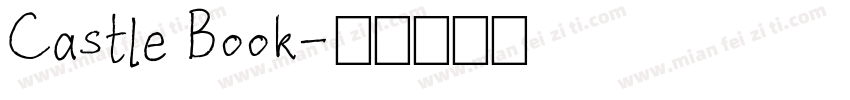 Castle Book字体转换